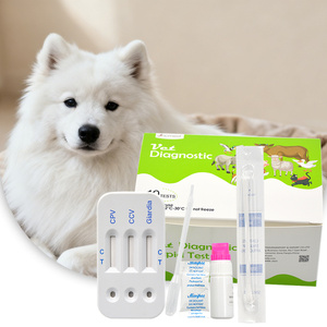 ชุดทดสอบ CPV ccv Giardia AG 3อิน1ชุดทดสอบการตรวจวินิจฉัยอุจจาระของสุนัข parvovirus ชุดทดสอบการวินิจฉัยสุนัข - Product Image 2