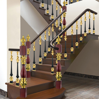 Hot Selling Modern Treppen geländer Treppen handlauf Villa Indoor Aluminium Treppen handlauf