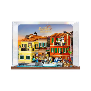 Moderno Módulo de Exhibición de Acrílico Antioxidante para Figuras de la Ciudad de la <span class=keywords><strong>Riviera</strong></span> Italiana 21359, Cubierta Protectora Contra el Polvo, Fácil de Usar - Product Image 3