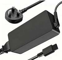 Pengisi Daya USB Type-C 90W untuk Laptop Lenovo Pengisian Cepat Adaptor Daya PD dengan Colokan UK Kompatibel ThinkPad Yoga IdeaPad
