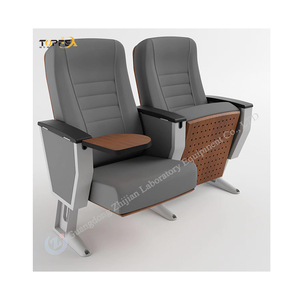 Venta al por mayor personalizar muebles de teatro asiento de auditorio película cine silla plegable con portavasos - Product Image 1