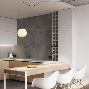 Lámparas colgantes de cristal modernas, populares, nórdicas y creativas de 60 vatios máx. para iluminación de interiores, vestíbulos y salas. - Product Image 2