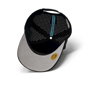 Casquette de golf OEM personnalisée en maille perforée avec logo, 5 panneaux, visière légèrement incurvée, snapback, patch en caoutchouc imperméable - Product Image 5