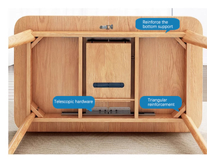 8045 45mm pista telescópica bidireccional Push-pull Ding-table Slide Rail Heavy Duty guía de doble tracción con tasa de carga 51-100kg - Product Image 5
