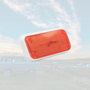 Luz intermitente de emergencia RV 12V/24V Baliza de advertencia LED amarilla impermeable para autocaravana y remolque - Product Image 1