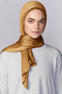 60*170Cm couleur unie musulmane Hijab châles mercerisé coton écharpe diamant strass haute qualité modal Hijab écharpe - Product Image 3