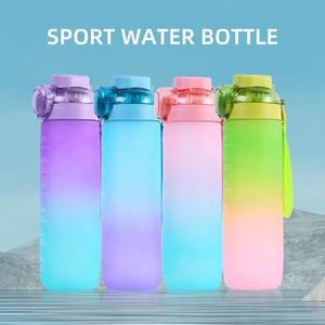 32Oz/1L Half Gallon <b>Bottle</b> With Storage Bpa Free Sport Water Jug Reusable Insulated Neoprene Sleeve - Product Image 3