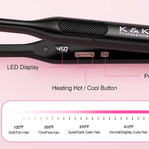 Herramientas de Peluquería para Peinar el Cabello Rápidamente, Plancha de Pelo Eléctrica Personalizada para Hombres, Alisador de Barba - Product Image 5