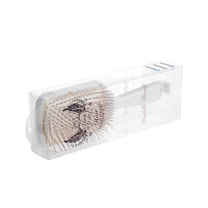 Caja de PVC Transparente para Cepillos de Pelo con Logotipo Personalizado, Caja de Embalaje Plegable de PET para Peines y Cepillos, Caja de Plástico Transparente para Cepillos - Product Image 2