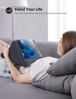 Support de tablette Lamicall PL01, coussin doux pour lit, support multi-angles pour la lecture de livres, liseuse électronique, smartphone