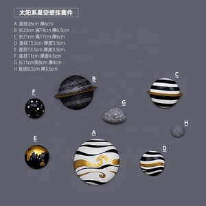 Decorazioni per Camera <span class=keywords><strong>da</strong></span> Letto dei Bambini a Tema Spazio Esterno, <span class=keywords><strong>Sculture</strong></span> di Pianeti, Arte Murale Moderna Decorativa e Artigianato - Product Image 4