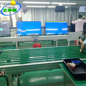 สายพานลำเลียงแบบโต๊ะสำหรับประกอบทีวี  ใช้งานได้จริงในเชิงเศรษฐกิจ พร้อมบริการสนับสนุนทางเทคนิคออนไลน์สำหรับโรงงาน OEM - Product Image 1