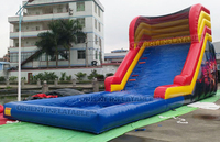 Orient Inflatables meilleure vente populaire super héros toboggan gonflable avec piscine pour enfants et adultes