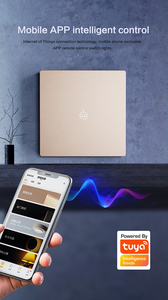 Thiết kế tuya ZigBee điện thoại Wifi điều khiển từ xa ánh sáng 220V 16A 2 Gang 1Way Glass Bảng điều chỉnh tường chuyển đổi sang trọng với Alexa nhà thông minh - Product Image 5