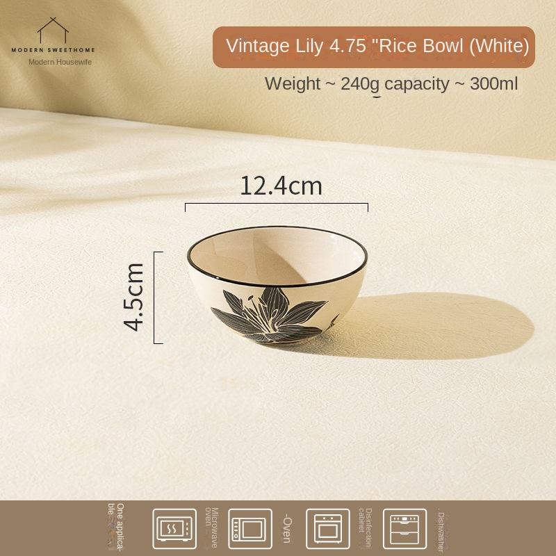 4.75 Rice Bowl-White