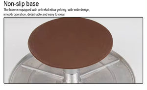 Ensemble de support à gâteau rotatif Affichage de table <span class=keywords><strong>monté</strong></span> sur table tournante pour la décoration de gâteaux Outils de gâteau essentiels - Product Image 5