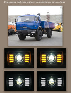 Ensemble de phares LED complet adapté aux camions russes <span class=keywords><strong>KAMAZ</strong></span> 1/2 génération MAZ 54903711011 54903711010 - Product Image 6