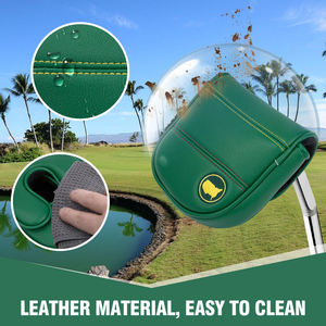Manufacturer Custom Magnetic Square Mallet <b>Putter</b> Cover Golf Club <b>Headcover</b> Golf Head Covers Mallet Headcovers - Product Image 3