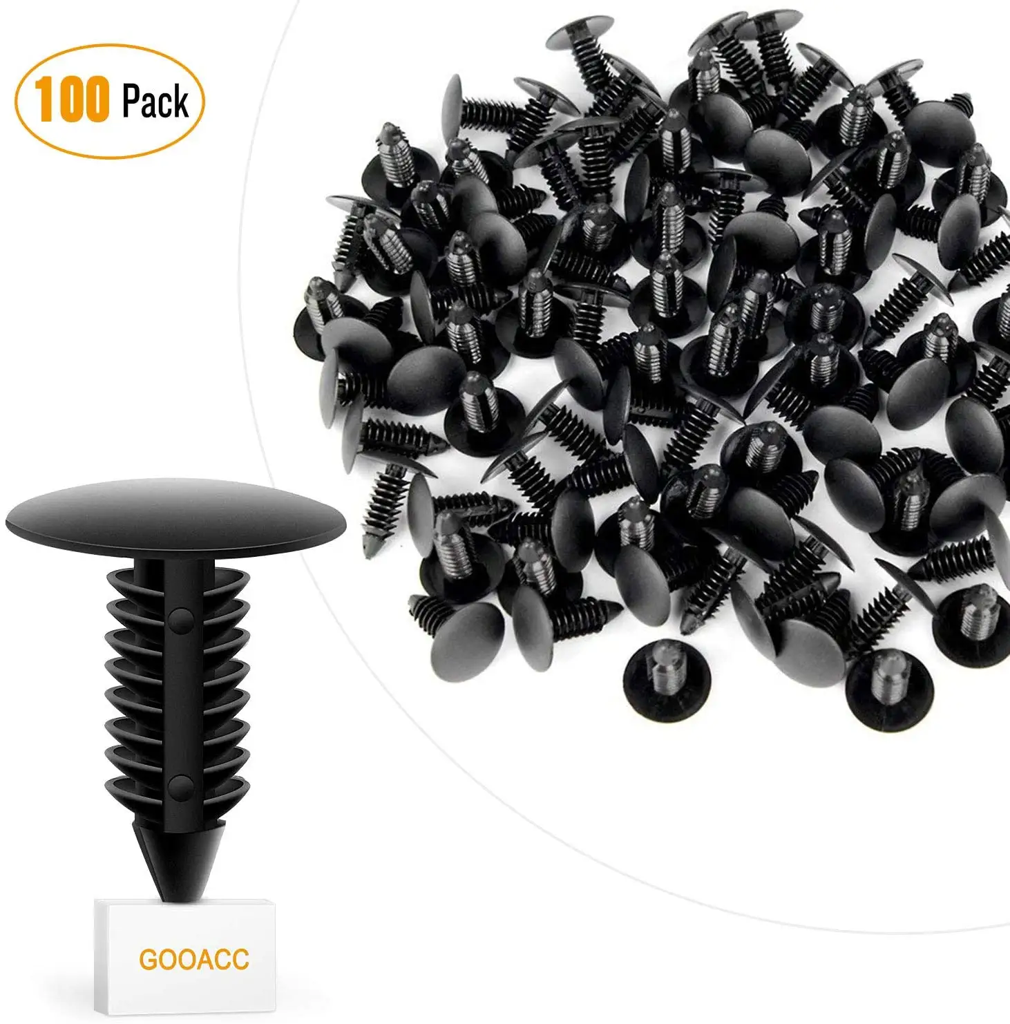 Factory Custom 100PCS Car Trim Clips For 6 Sizes Universal Car Door Card Panel Trim Clips Bumper Fastener Retainer Rivet Kit