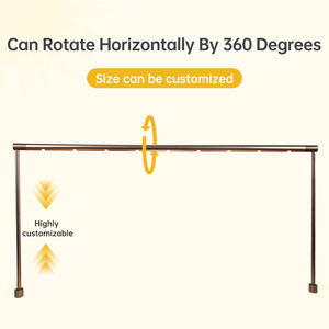 Rotary Super Slim DC24V/12V Türtyp Linear licht Silber Schwarz <span class=keywords><strong>LED</strong></span> Vitrinen leuchte für Schmuck uhr Museums schrank - Product Image 3