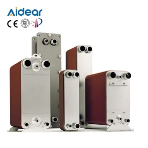 Aidear Stainless steel plate Heat pump Trante Equivalent Copper Brazed plate heat exchanger price