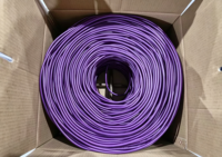 Cable de Red DENIXI, Precio de Fábrica, PVC LSZH CMR CMP, 23AWG 24AWG 25AWG, Cobre Puro CAT5 CAT6, 305M, Cable LAN