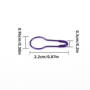 1000 pièces/sac, marqueurs de mailles en cuivre de 22 mm, colorés et assortis, pour tricot, <span class=keywords><strong>crochet</strong></span>, aiguilles à loquet et travaux d'aiguille - Product Image 3
