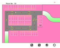 Système de guidage de stationnement intelligent à LED avec feux de circulation, solution de gestion et de guidage de la circulation, communication RS485