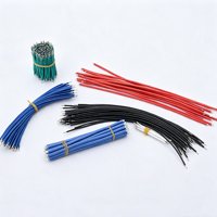 Kabel Harness Kustom dengan Isolasi PVC Multi-warna, Kabel Berujung Ganda yang Sudah Dilucutkan Isolasi untuk PCB & Pengkabelan Peralatan Rumah Tangga