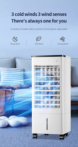 Refroidisseur d'air évaporatif <span class=keywords><strong>mobile</strong></span>, ventilateur de refroidissement à <span class=keywords><strong>eau</strong></span> et à glace à vent ultra puissant, <span class=keywords><strong>climatiseur</strong></span> portable pour hôtel, maison, camping-car, bureau - Product Image 5