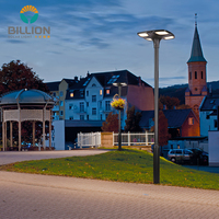 Panneau solaire en silicium monocristallin, IP65, étanche, lampadaire décoratif extérieur, lampadaire de jardin à LED