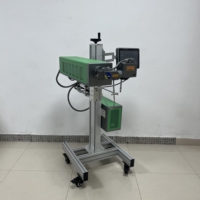Máquina de Codificación Láser de CO2 de 30W 60W 100W Tipo Gantry con Enfriamiento por Agua para Impresión en Películas de Embalaje, Botellas y Cajas