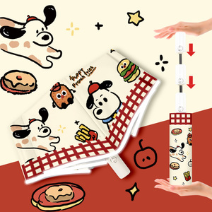 Paraguas Automático Infantil Seguro Anti-rebote con Protección UV, Plegable, Diseño de Dibujos Animados, Patrón de Perro Personalizado, Regreso a Clases - Product Image 3