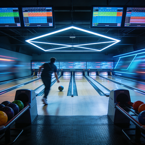 <strong>Indoor</strong> <strong>Recreational</strong> <strong>Sports</strong> Bowling Balls with Duckpin Lanes and Automatic Scoring for Entertainment Venue - Product Image 6