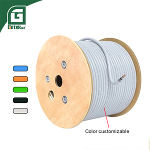 <span class=keywords><strong>สาย</strong></span>อีเธอร์เน็ต GETEKnet Cat5e/6 UTP ขนาด 23-28 AWG ยาว 1000 ฟุต 4 คู่ ทองแดง OFC แข็งแรง ทนทาน ได้รับการรับรองมาตรฐาน RoHS <span class=keywords><strong>สาย</strong></span>สำหรับลิฟต์ <span class=keywords><strong>ราคา</strong></span>ต่อเมตร - Product Image 4