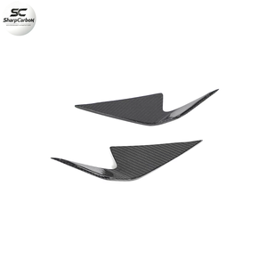 Ailerons avant en fibre de carbone pour <span class=keywords><strong>Porsche</strong></span> 9J1 <span class=keywords><strong>Taycan</strong></span> <span class=keywords><strong>S</strong></span>/4S berline 4 portes 2019 - 2024 - Product Image 5