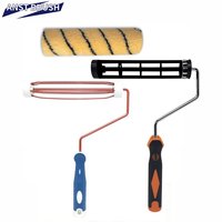 Rouleau de peinture murale industriel en polyacrylique de 9 pouces (230 mm) avec cadre de cage, outil de peinture, vente directe d'usine OEM, poils de 12 mm