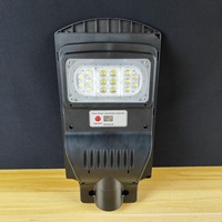 Lámpara Solar de Calle de Alta Luminosidad de 100W y 16 LED IP65 ABS con Sensor de Radar para Jardín, Patio, Carretera e Iluminación Exterior