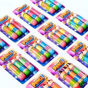 Venta al por mayor de fábrica: Caja de dulces de goma de mascar con forma de tiza, halal, multicolor, dulce y afrutada, para niños, en embalaje de juguete. - Product Image 2