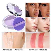 Poudre Compacte Pressée Marque Blanche Maîtrise du Sébum Waterproof Longue Tenue Baume Visage Poudre Fixatrice Matifiante