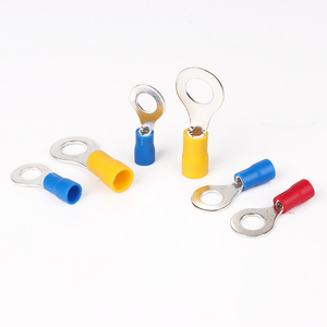 Nhà máy trực tiếp bán hàng chất lượng cao kích cỡ khác nhau màu sắc đóng hộp đồng điện cách điện Vòng đồng thiết bị đầu cuối Lugs - Product Image 1