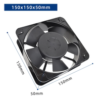 150x150x50mm AC Axiallüfter mit Kugellager 110V/220V Kunststoffblätter Serverschrank-Kühlung Industrielle Belüftung OEM ODM