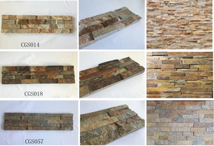 Custom Cut-to-Size Natural Cultural Wall <strong>Slate</strong> Stone Veneer Modern Rustic <strong>Split</strong> <strong>Surface</strong> Panel Exterior Limestone <strong>Tile</strong> - Product Image 3