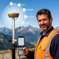 Mesure rapide et précise des points - Station de base TK300 - Station mobile TK200 - Récepteur multifréquence IP67 - 1408 canaux - Bluetooth/WiFi