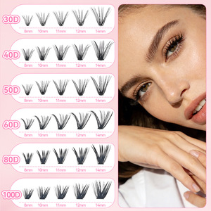 <span class=keywords><strong>Pestañas</strong></span> Postizas de Gran Capacidad, Estilo Lash Book, <span class=keywords><strong>Pestañas</strong></span> Mixtas Naturales, Densas y Segmentadas, de Larga Duración - Product Image 4