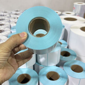 Fabricación de China, rollo de pegatinas de código de barras autoadhesivas de 40x30mm, etiqueta térmica de logotipo de impresión personalizada impermeable al por mayor - Product Image 6