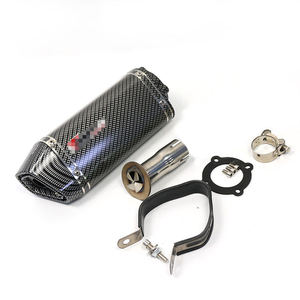 Pot chapelmen moto café <span class=keywords><strong>racer</strong></span> échappement en acier galvanisé moto <span class=keywords><strong>silencieux</strong></span> d'échappement convient pour r1 Yamaha 2016 - Product Image 1