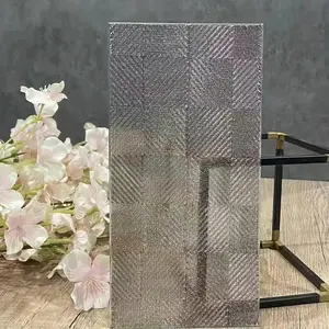 Jala kawat 6MM logam dekoratif untuk kaca laminasi kain