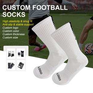 Chaussettes de football pour équipes sportives professionnelles avec technologie antidérapante, logo personnalisé, chaussettes de football pour matchs en plein air - Product Image 2