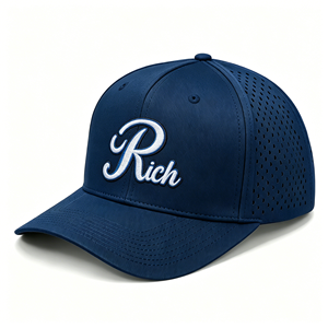 Gorras de Golf Transpirables e Impermeables con 5 Paneles, Cierre a Presión, Logotipo Personalizado, Visera Plana, Orificios Cortados con Láser, Fabricadas en Vietnam por Injae Vina - Product Image 3